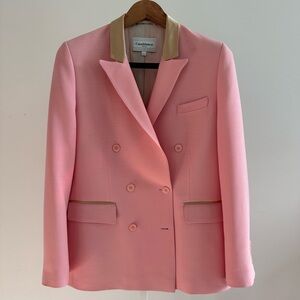 Wool and Silk Blazer from Casablanca in Millennial Pink, US 8
